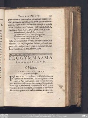 Progymnasma Sexagesimum. Minae. Praeceptor, Puer praefractae indiligens.