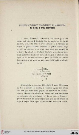 33: Notizie di recenti trovamenti di antichità in Roma e nel suburbio, [12]