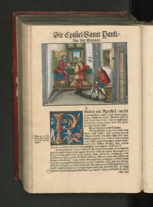Die Epistel Sanct Pauli / An die Galater.