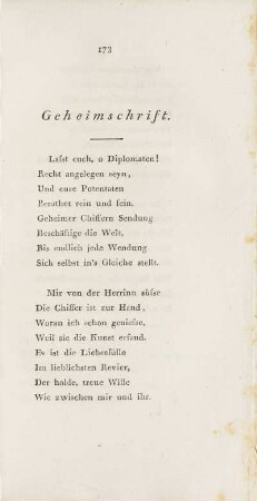 Geheimschrift