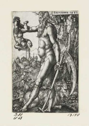 Saturnus, Blatt 7 der Folge "Sieben Planeten"