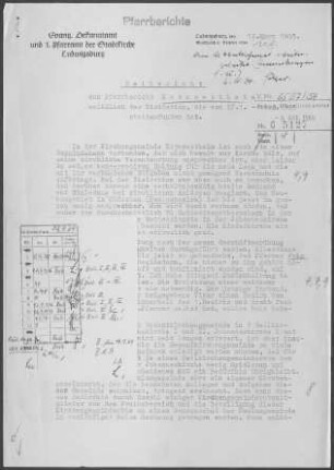 Kornwestheim: Visitationsbericht mit Pfarrbericht 1963
