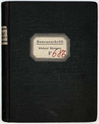 Bauvorschrift  Hauptmaschine u. Kessel mit zugehörigen Hilfsmaschinen, Zubehör u. Maschinengeräten