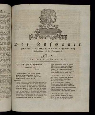 No. 101 - 22. August 1822