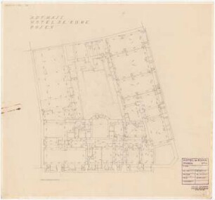 Park Hotel, Posen: Grundriss Kellergeschoss 1:100