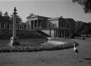 Potsdam. Sanssouci, Schloß Charlottenhof, von Nordosten
