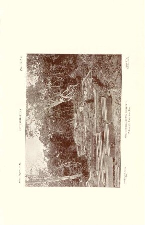 Plate VIII.B. Anurádhapura. Abhayagiriya ruins: Section II. Pilima-gé: View from east.