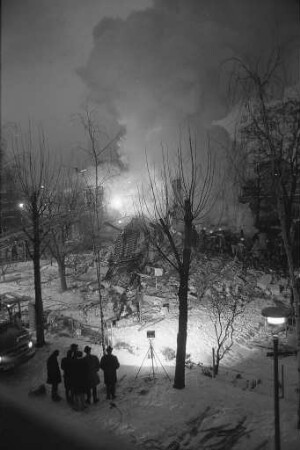 Gasexplosion im Mehrfamilienhaus Haid-und-Neu-Straße 120 im Karlsruher Stadtteil Hagsfeld