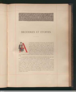 Broderies et étoffes