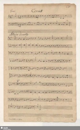 Corno II in D [Sinfonia]