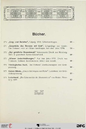 Bücher (Nr. 570-576)