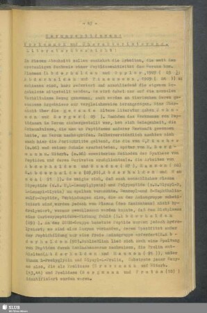 4. Serumpeptidasen: Vorkommen und Charakterisierung
