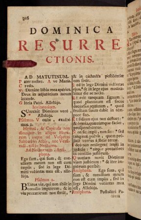 306-319, Ad Matutinum; Ad Laudes; Infra Octavam Paschae