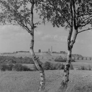 Freiberg. Blick zum Lehr- und Forschungsbergwerk "Reiche Zeche"