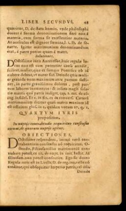 Quartum Iuris propositum.