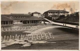 Reichsgartenschau 1939 auf dem Killesberg, Stuttgart: Große Wasserspiele am Haupteingang