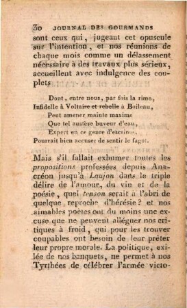 Journal des gourmands et des belles, ou l'épicurien français, 2,2. 1807,4