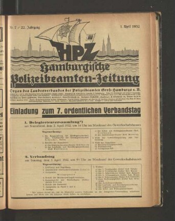 Einladung zum 7. ordentlichen Verbandstag