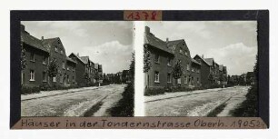 Häuser in der Tondernstraße, Oberhausen, erbaut 1905