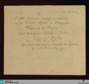 7 Arias - Don Mus.Ms. 1632 : V, pf