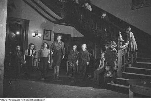 Dresden, Wachwitz. Kinderheim Wachwitz, 22. Januar 1952