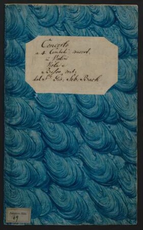 Konzerte; cemb (4), strings, bc; a-Moll; BWV 1065; RV 580