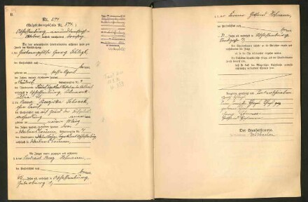 Standesamtsbuch der Stadt Aschaffenburg: Eheschließungen 252/1930 - 130/1931