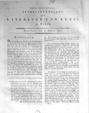 1805-09-07 : 41. Stück