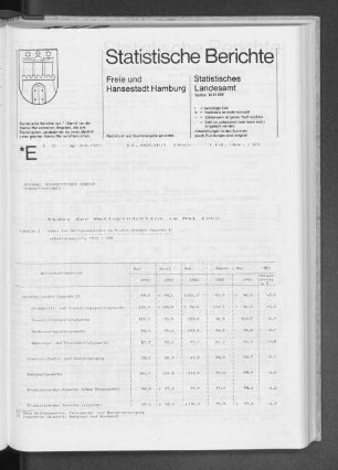 Index der Nettoproduktion im Mai 1982 : Lfd. Nr. 33