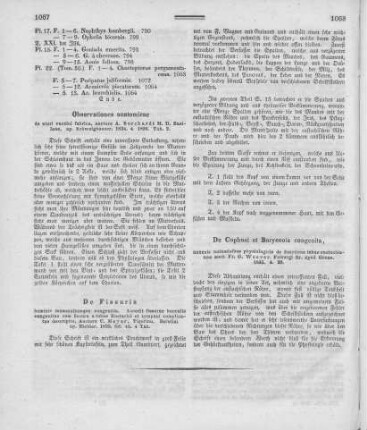 De Fissuris hominis mammaliumque congenitis : accedit fissurae buccalis congenitae cum fissurae tubae Eustachii et tympani complicatae descriptio / auctore C[onradus] Meyer, Tigurino. - Berolini : Eichler, 1835