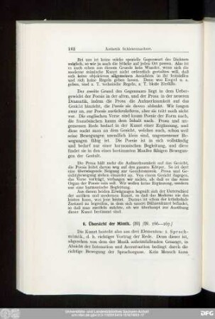 8. Übersicht der Mimik.