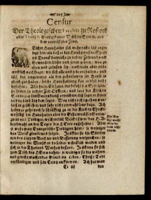 Censur Der Theologischen Facultät zu Rostock uber Theoph. Großgebauers Wächter Stimme aus dem verwüsteten Zion.