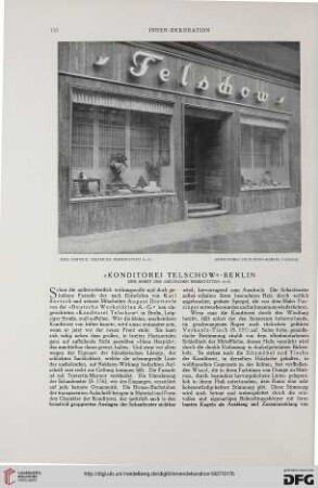 38: Konditorei Telschow, Berlin : eine Arbeit der "Deutschen Werkstätten" A.-G.