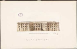Gewerbeakademie, Berlin 1. Projekt: Ansicht