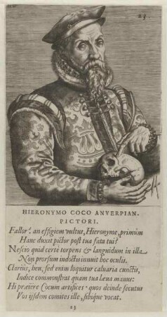 Bildnis des Kupferstechers und Verlegers Hieronymus Cock