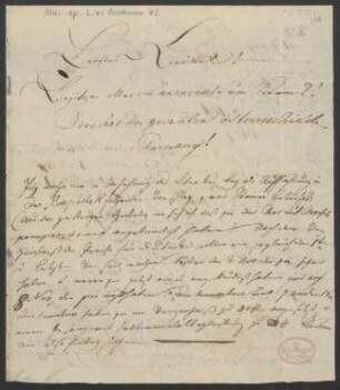 Brief an Johann van Beethoven : 06.10.1822