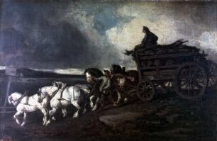 La charrette de charbonniers (der Köhlerkarren)