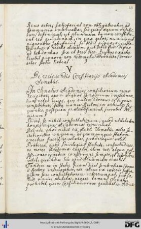 [fol. 23] De recipiendis consiliariis academici senatus