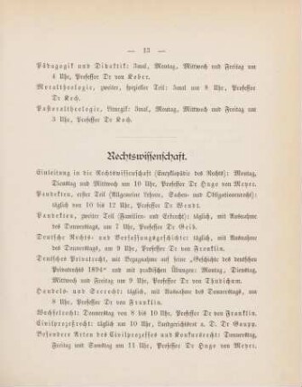 13-14, Rechtswissenschaft