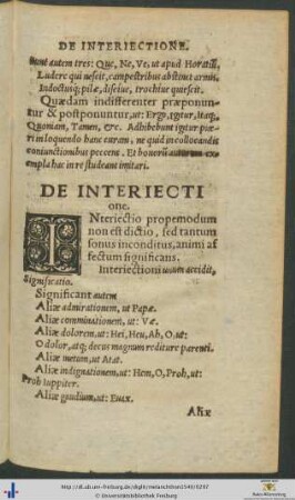 De Interiectione