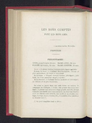 Les bons comptes font les bons amis