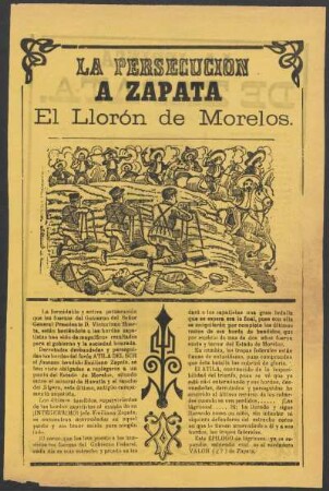 La persecución a Zapata