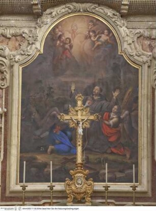 Hauptaltar, Stigmatisation des heiligen Franziskus von Assisi