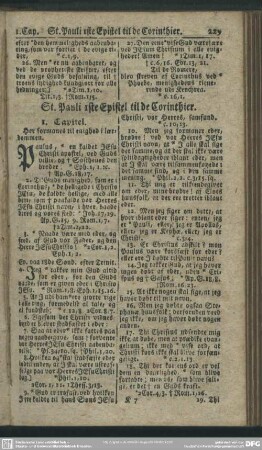 St. Pauli 1ste Epistel til de Corinthier