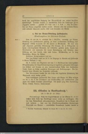 III. Offensive in Nordfrankreich