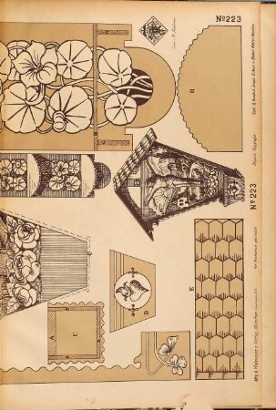 Musterblätter für Holzbrand-Malerei. 223. [1895]