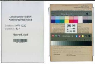 Entnazifizierung Karl Neuhoff , geb. 15.10.1904 (Feuerwehrmann)