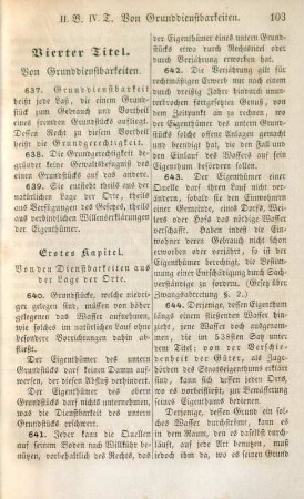 Vierter Titel. Von Grunddienstbarkeiten