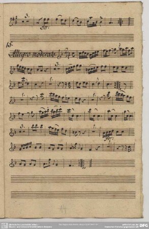 15. Allegro moderato, F-Dur