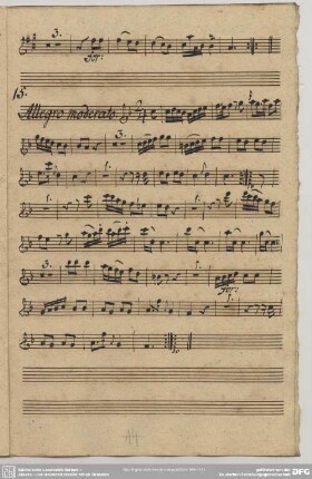 15. Allegro moderato, F-Dur